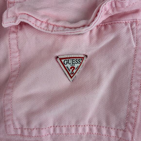 Guess Bowie Cargo Chino Jogger Pant Women 29 Pink Pockets Zipper Leg Tencel Soft - Picture 16 of 16